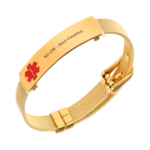 Care bracelet for elderly parents