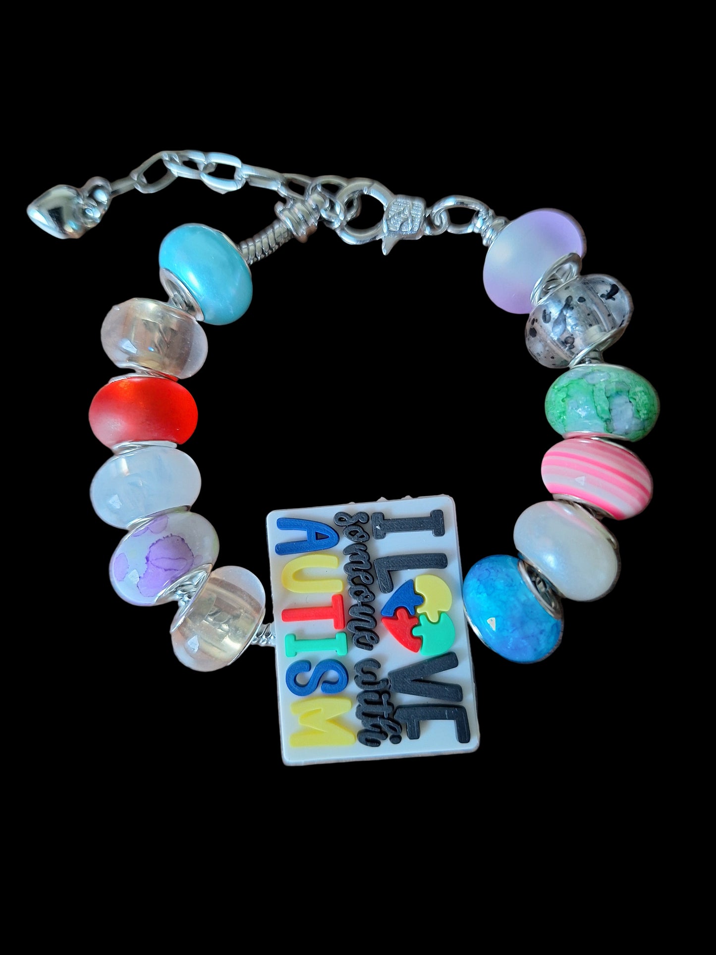 ASD Beaded Bracelets for Teenagers in New Zealand – Personalised Pendants with Optional