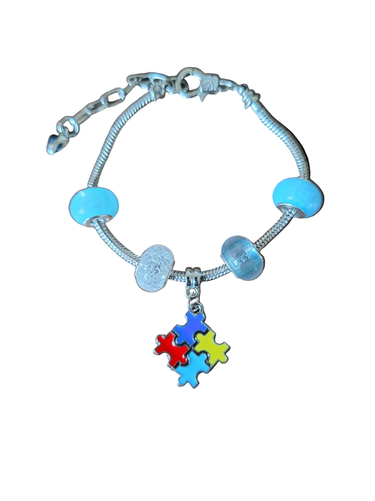 ASD Beaded Bracelets for Teenagers in New Zealand – Personalised Pendants with Optional