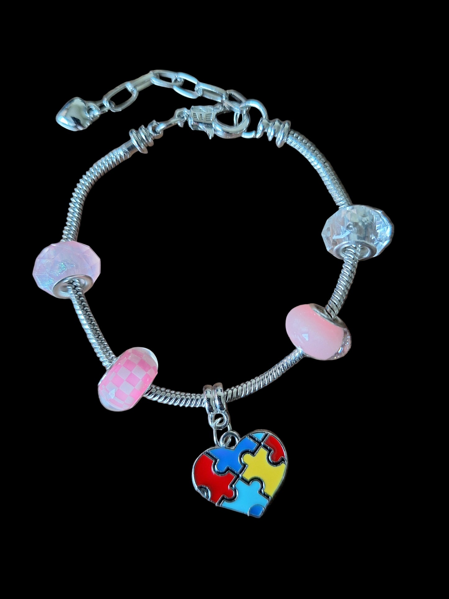 ASD Beaded Bracelets for Teenagers in New Zealand – Personalised Pendants with Optional