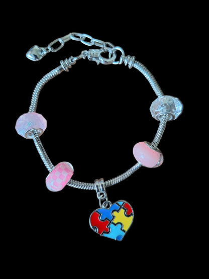 ASD Beaded Bracelets for Teenagers in New Zealand – Personalised Pendants with Optional