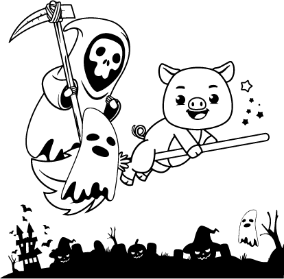 Halloween Special wooden keychain – Customised  Keychain for Kids